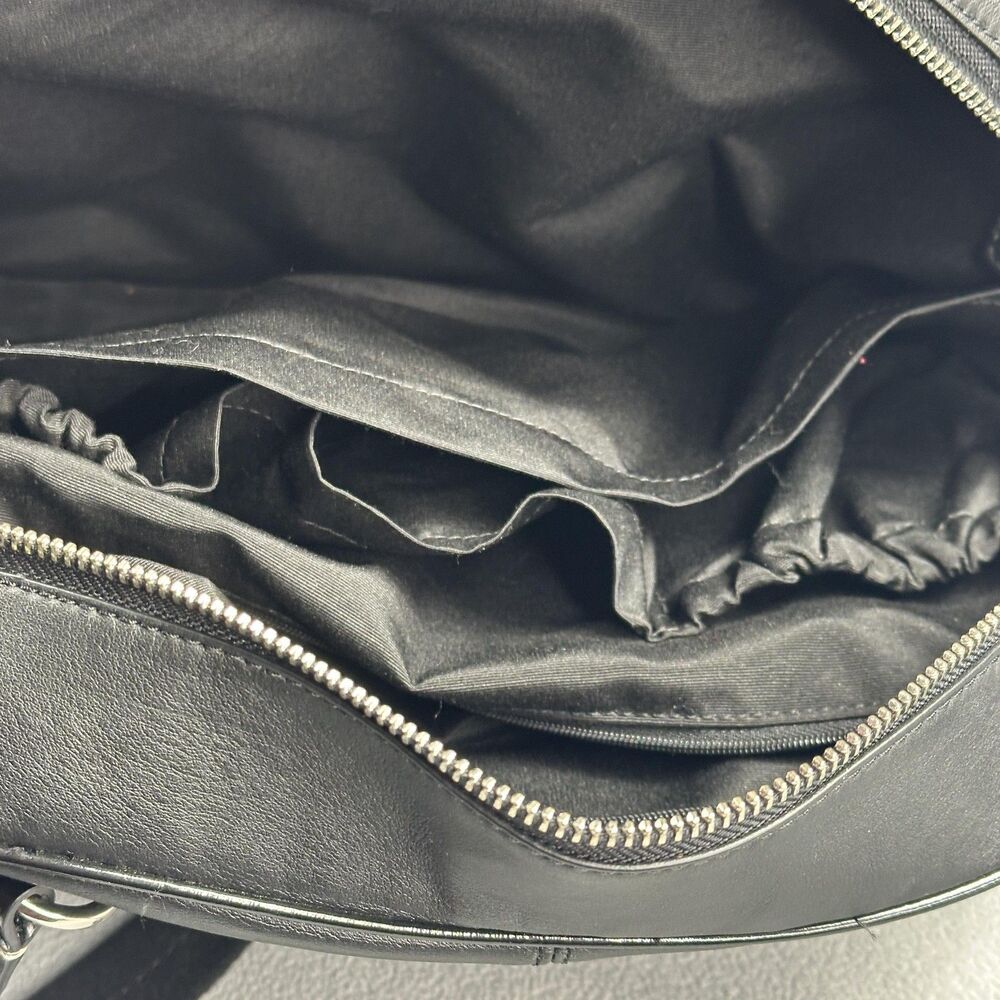 Coach Addison Tote Black Leather Diaper Bag Satchel Shoulder Crossbody F18374 - Picture 11 of 15